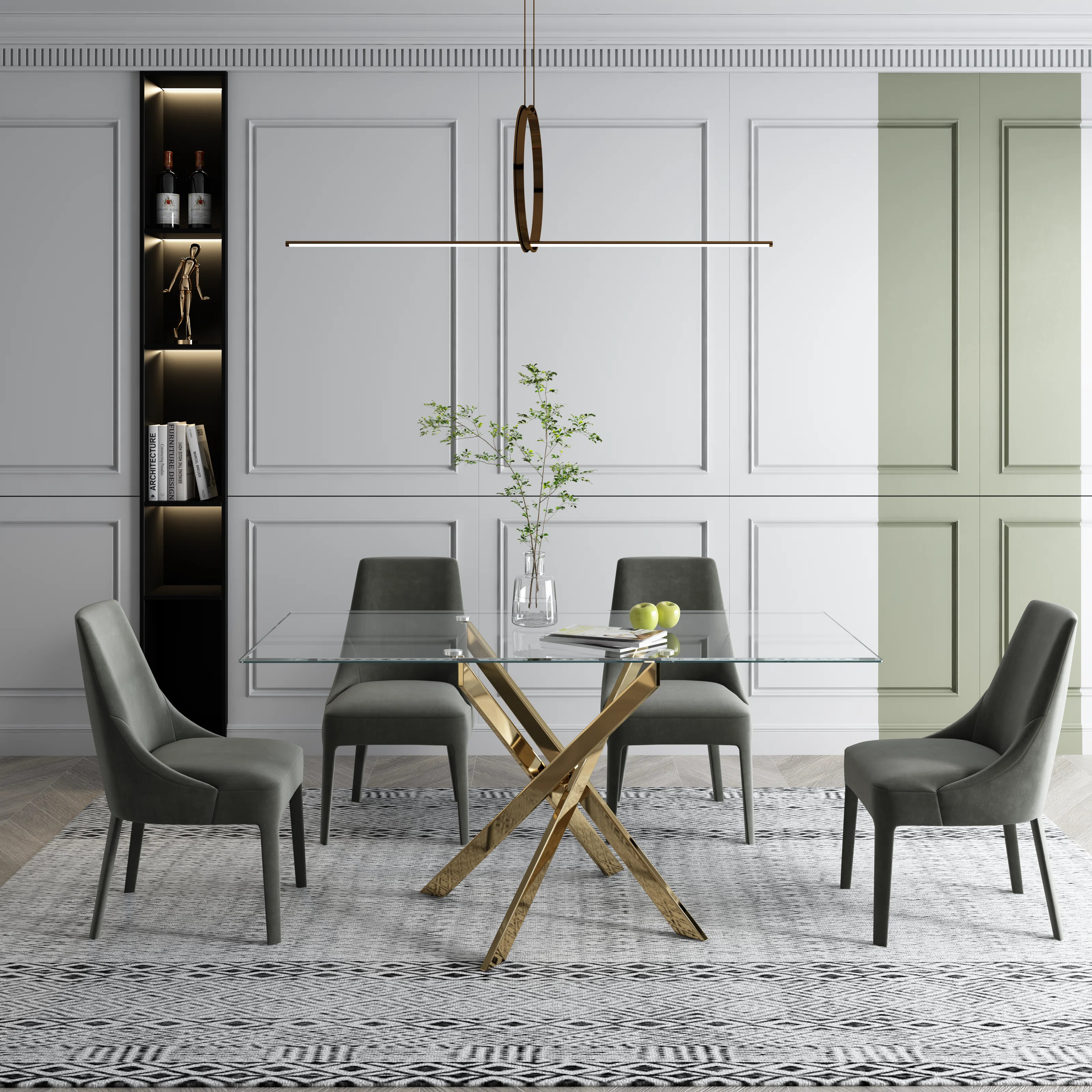 Chagnon 63'' Pedestal Dining Table | Wayfair North America