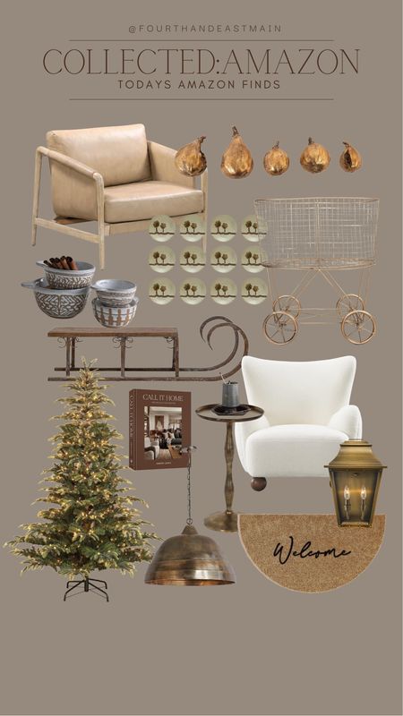 collected / todays amazon finds 🤎

christmas tree
christmas decor
leather chair 
outdoor pendant
amber interiors
laundry basket 

#LTKhome