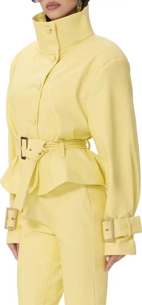 Scarlette Belted Faux Leather Jacket | Nordstrom