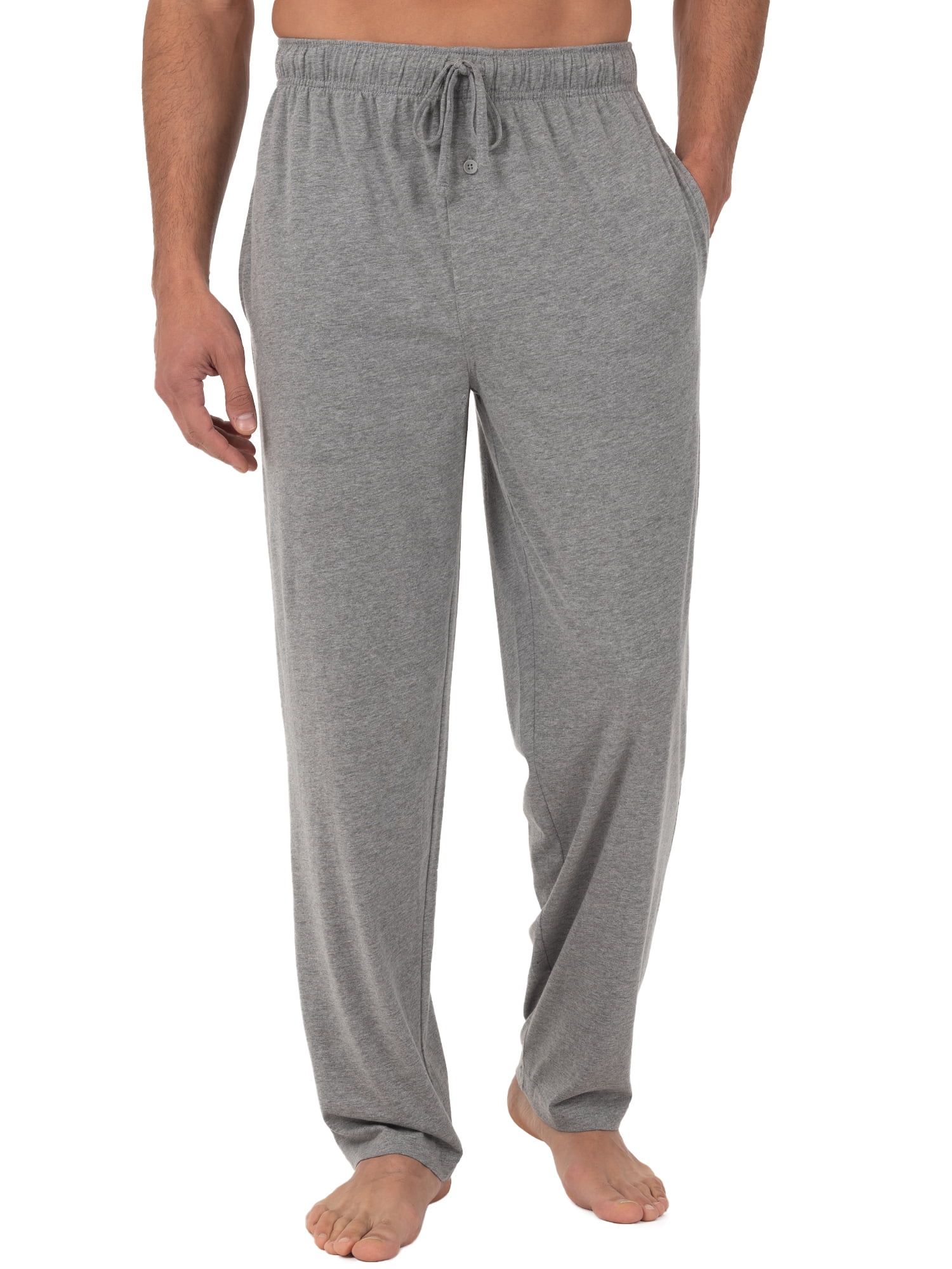 Fruit of the Loom Men's and Big Men's Jersey Knit Pajama Pants | Walmart (US)