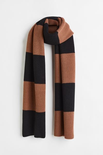 Rib-knit Scarf | H&M (US)