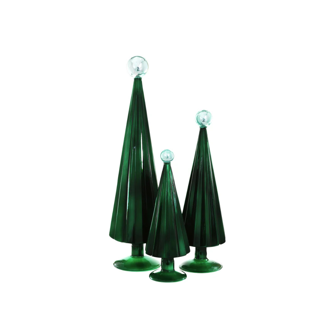 Pleated Juniper Sky Tree Set | Pink Antlers