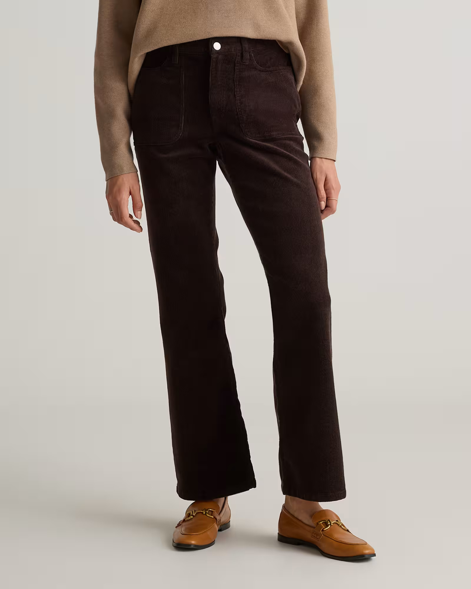 Organic Stretch Corduroy Flare Pants | Quince