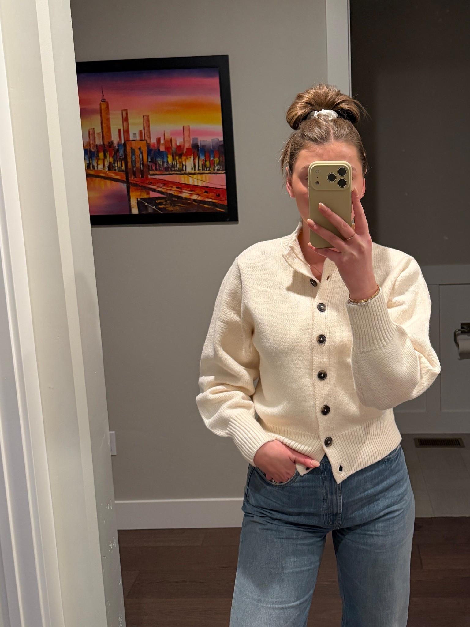 High neck cardigan — small

#LTKootd #LTKFindsUnder100 #LTKTall