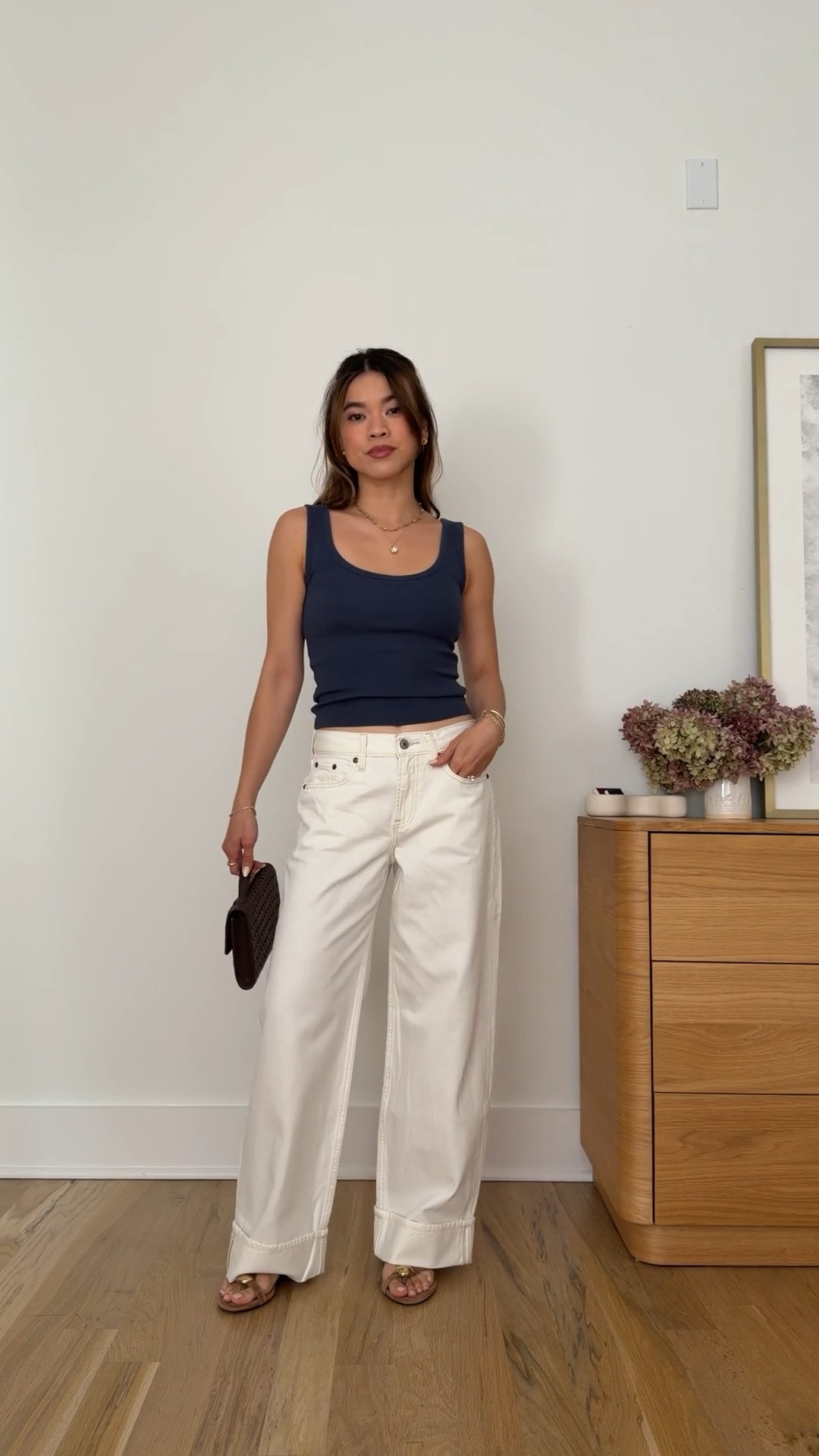 Sizing info:
•Tank size XS
•Jeans size 24 short in Ecru Cuff 

petite fashion, get dressed with me, outfit inspiration, ootd, nashville outfit, Nashville influencer, petite style, vacation style, casual outfits, mom style, petite pants, spring outfits, spring outfit info, spring pants, spring outfit idea, spring top, spring bag, spring shoes, white jeans, low rise jeans, wide leg jeans, baggy jeans, abercrombie jeans,  
@abercrombie 
 

#LTKPetite #LTKmomlife #LTKootd