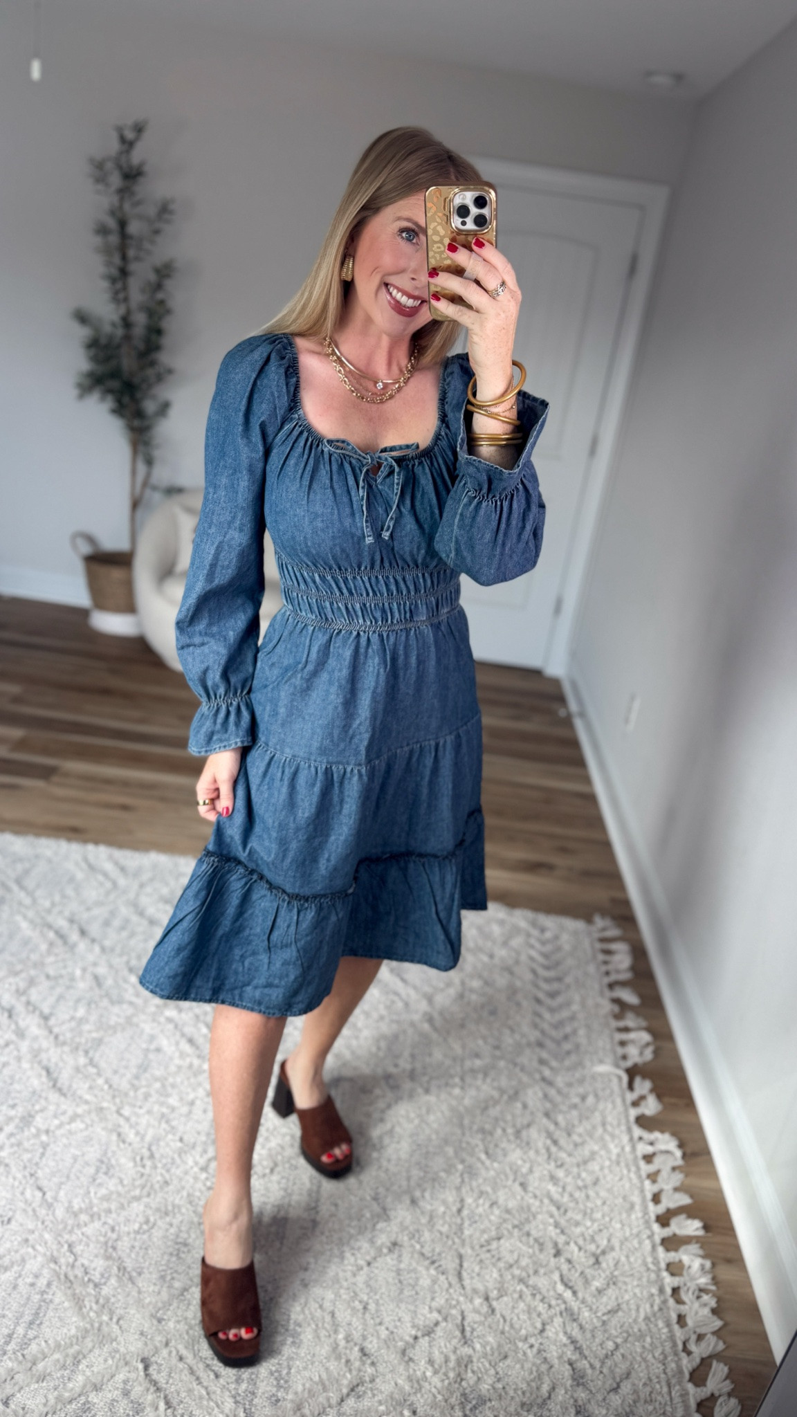 Weekend Walmart Wins try-on
Denim midi dress- medium

#LTKootd