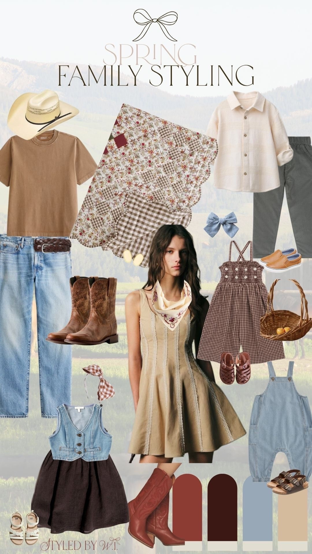 Loving the vibes this spring look is putting out! This family look is beautiful paired with a sprawling ranch as the backdrop. 😍 #LTKfamily #LTKspring

#LTKSeasonal