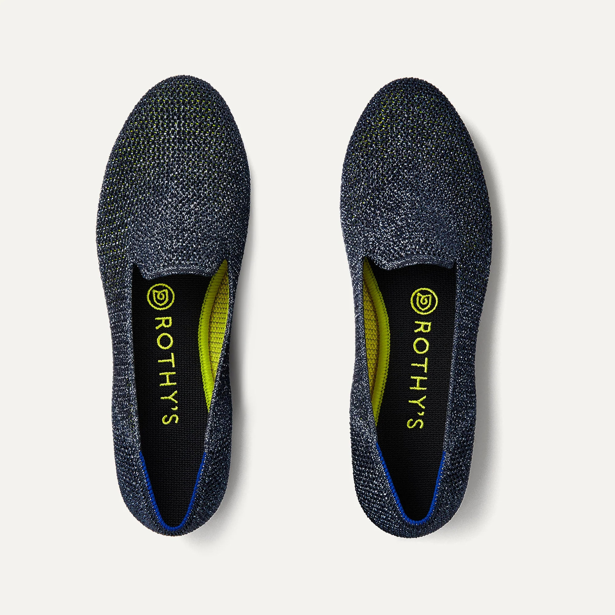 The Loafer in Metallic Lattice Stitch | Rothy's | Rothy's