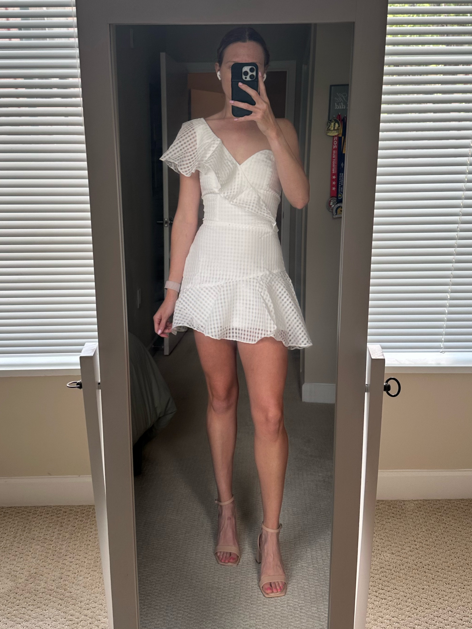 White Bridal One Shoulder Dress from Revolve 

#LTKShoeCrush #LTKWedding #LTKParties