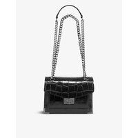 Emily croc-embossed leather cross-body bag | Selfridges