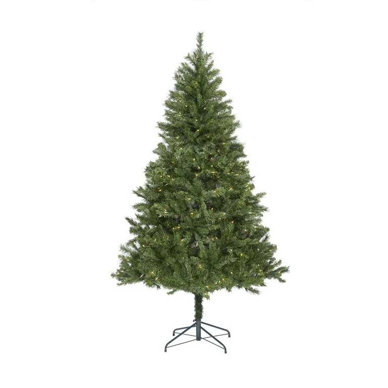 6.5 ft Arlington Tree with 300 Clear Incandescent Mini Lights for the Christmas Season, by Holida... | Walmart (US)