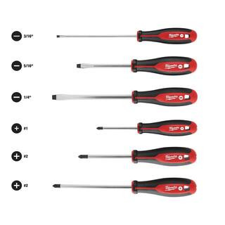 Milwaukee Screwdriver Set (6-Piece) 48-22-2706 | The Home Depot