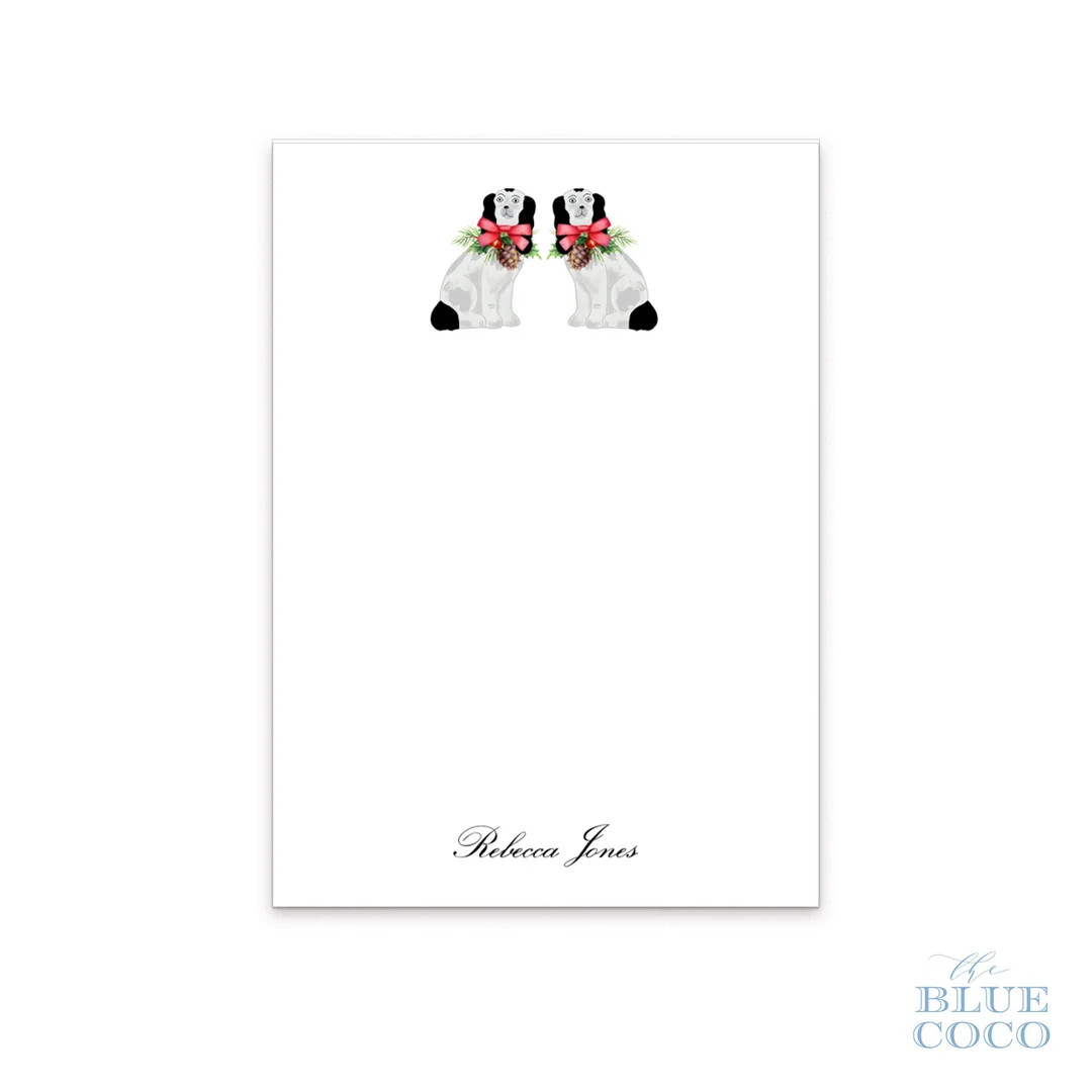 Christmas Staffordshire Notepad - Etsy | Etsy (US)