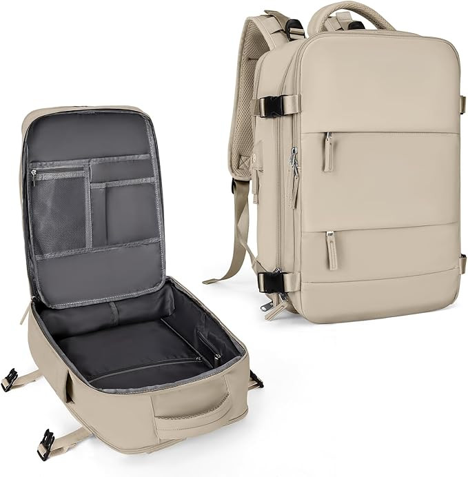 coowoz Large Travel Backpack For Women Men,Carry On Backpack Flight Approved,Hiking Backpack Wate... | Amazon (US)