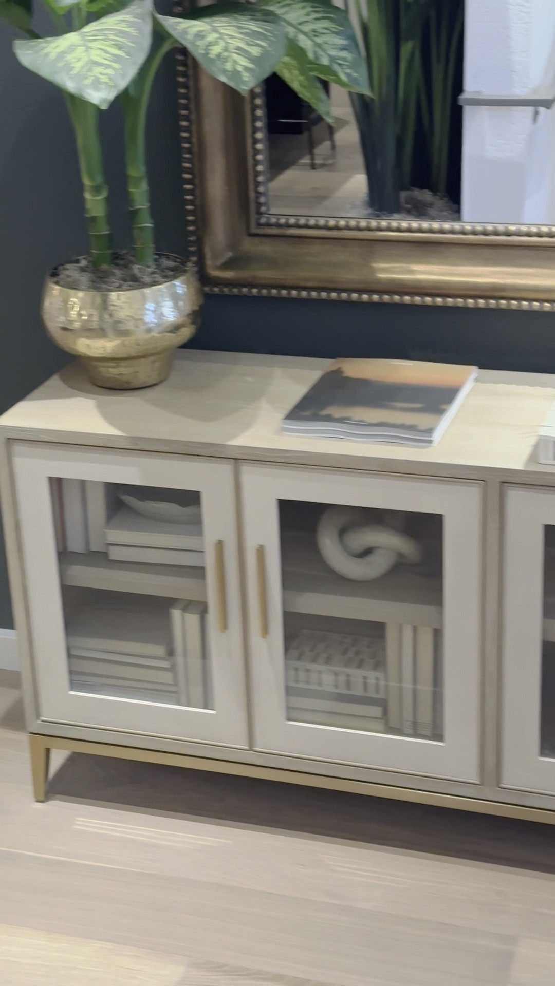 Your hosting essentials. #sideboard #storagecabinet 

#LTKHoliday #LTKCyberWeek #LTKVideo