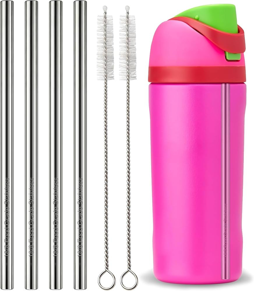 Metal Straws Replacement for Owala Free Sip Kids 16 oz | Amazon (US)