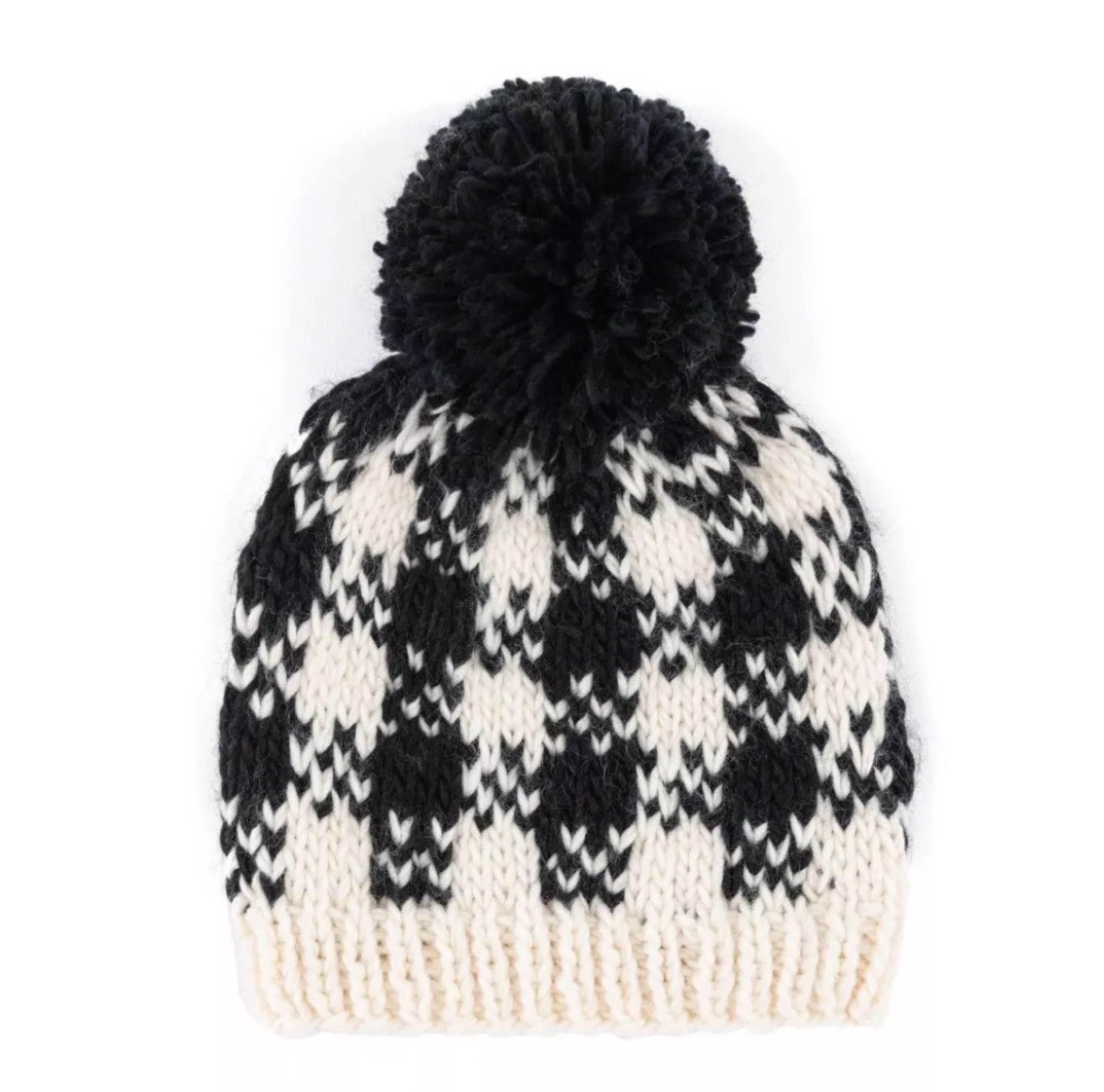 Plaid Knit Hat #hat #pkaid #blackandwhite 

#LTKunder50 #LTKHoliday #LTKSeasonal