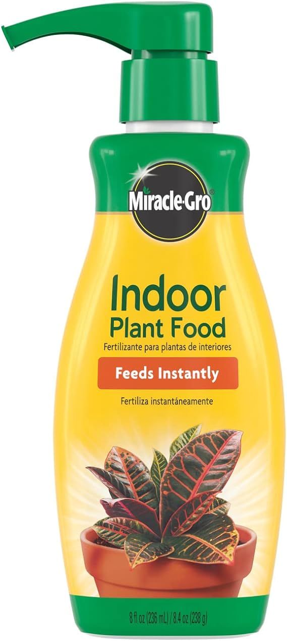 Miracle-Gro Indoor Plant Food, Liquid Fertilizer for All Types of Plants In Small or Large Indoor... | Amazon (US)