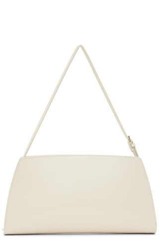 The Row - Off-White Dalia Baguette Bag | SSENSE