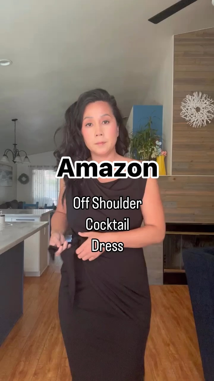 Off shoulder little black dresss

#LTKParties #LTKOver40 #LTKMidsize