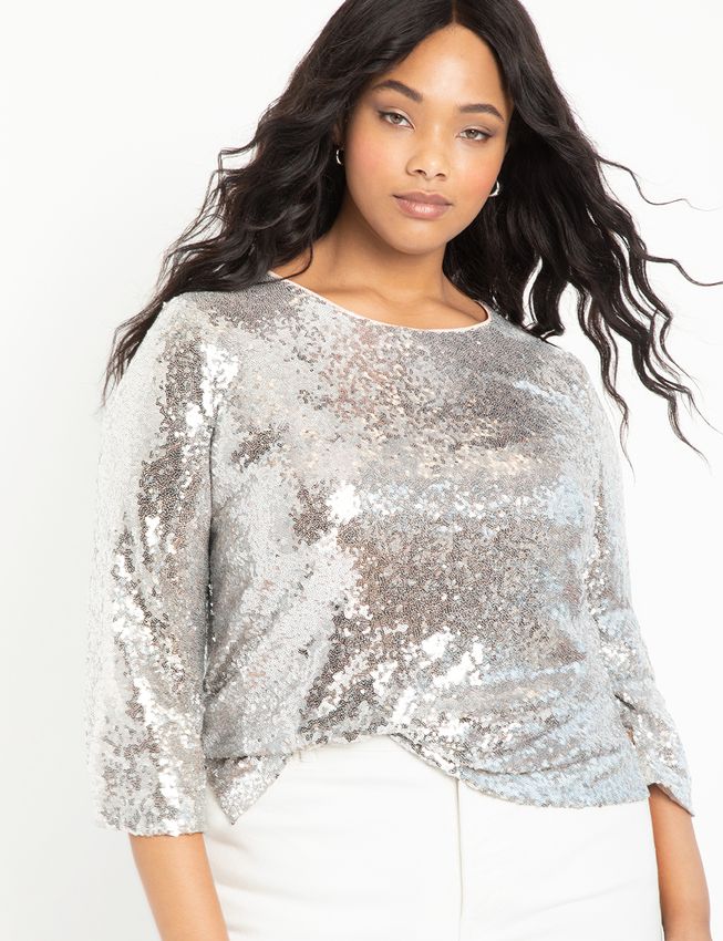 Sequin Top | Eloquii