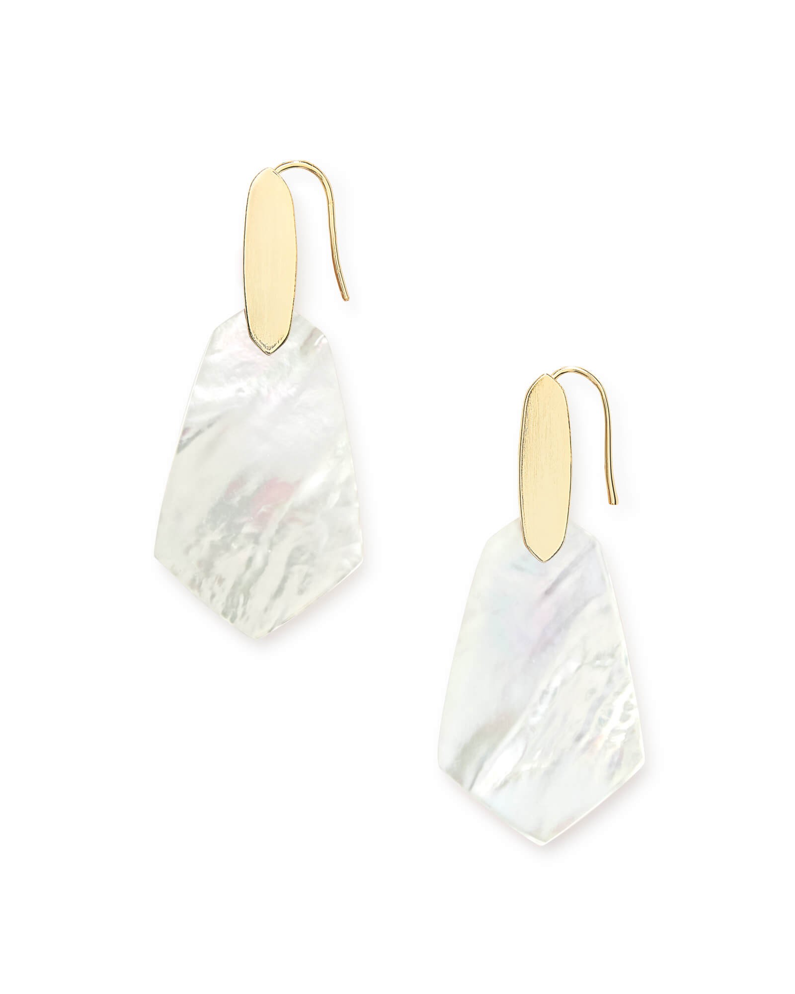 Camila Gold Drop Earrings in Ivory Pearl | Kendra Scott