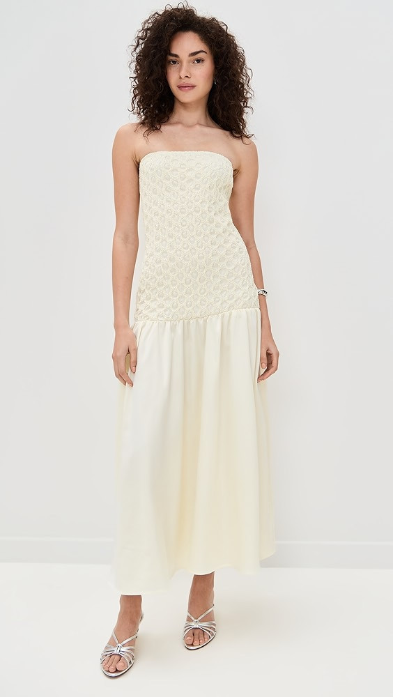 Strapless Smocked Parlour Dress | Shopbop