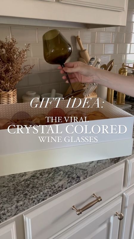 These colored crystal wine glasses are a great Christmas gift for any wine lover on your list! 

Gifts for him, gifts for her 

#LTKGiftGuide #LTKhome #LTKHoliday