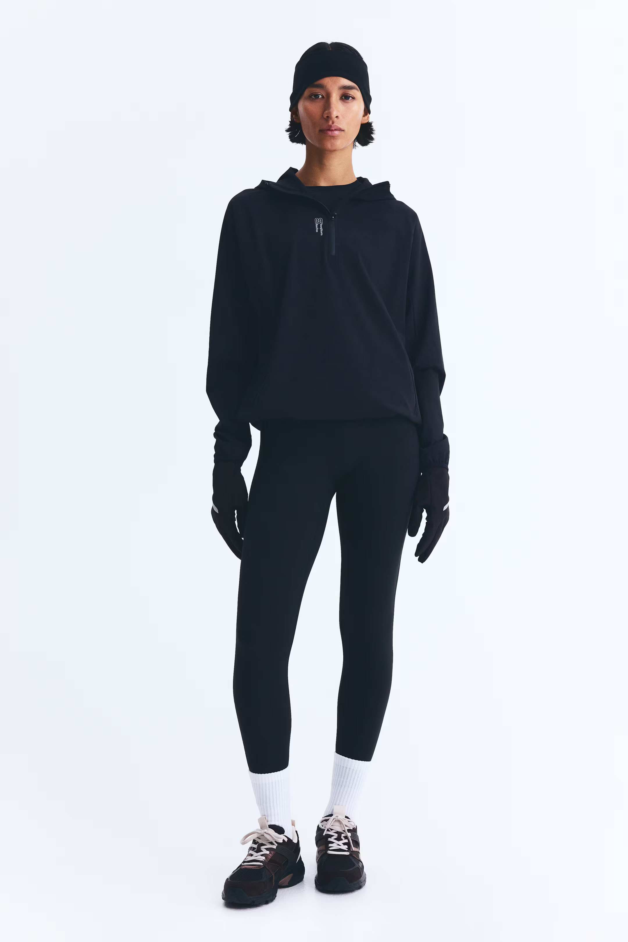 Zip-top running jacket with DryMove™ - Warm brown - Ladies | H&M GB | H&M (UK, MY, IN, SG, PH, TW, HK)