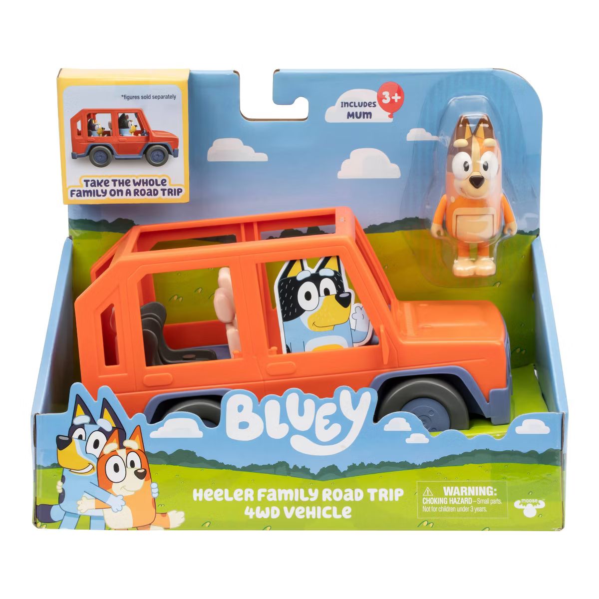 Bluey Heeler Family Road Trip 4WD Vehicle | Target