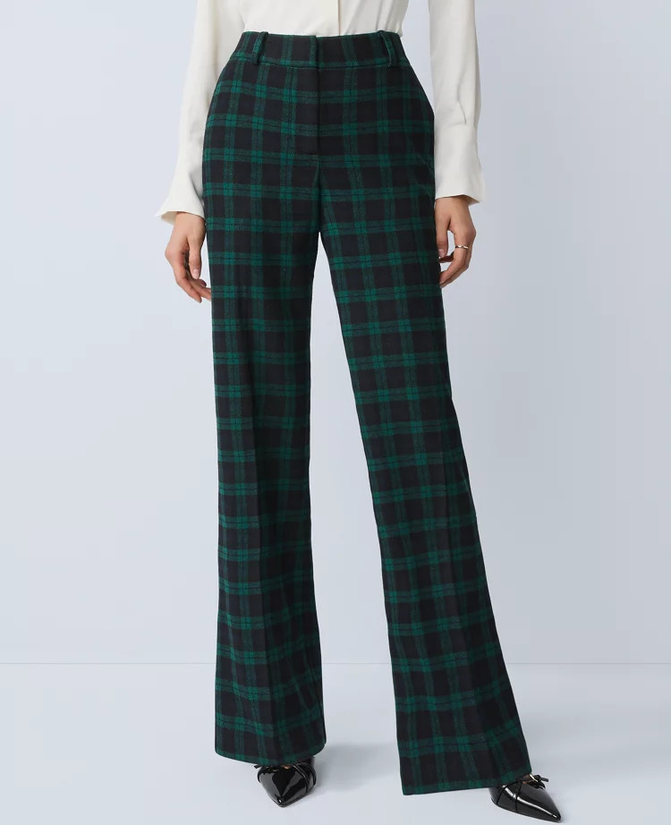 The Jayne Trouser in Plaid | Ann Taylor