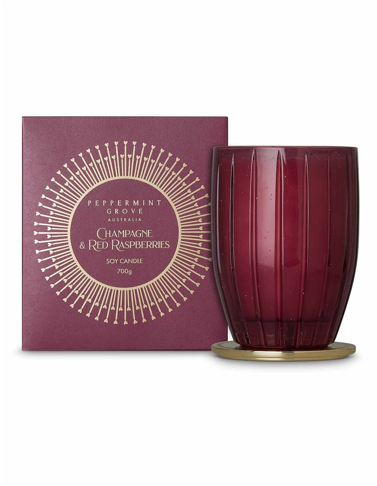 Champagne & Red Raspberries - Large Candle 370g | David Jones (Australia & New Zealand)