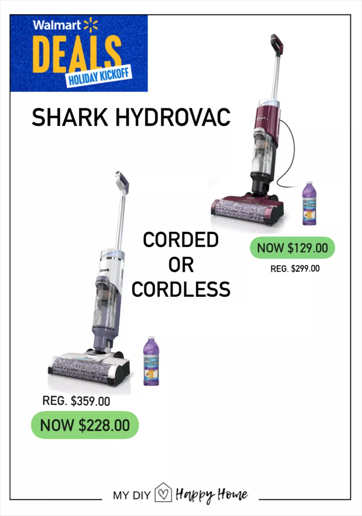 Shark HydroVac Cordless Pro XL 3-in-1 Multi-Surface Vacuum and Mop