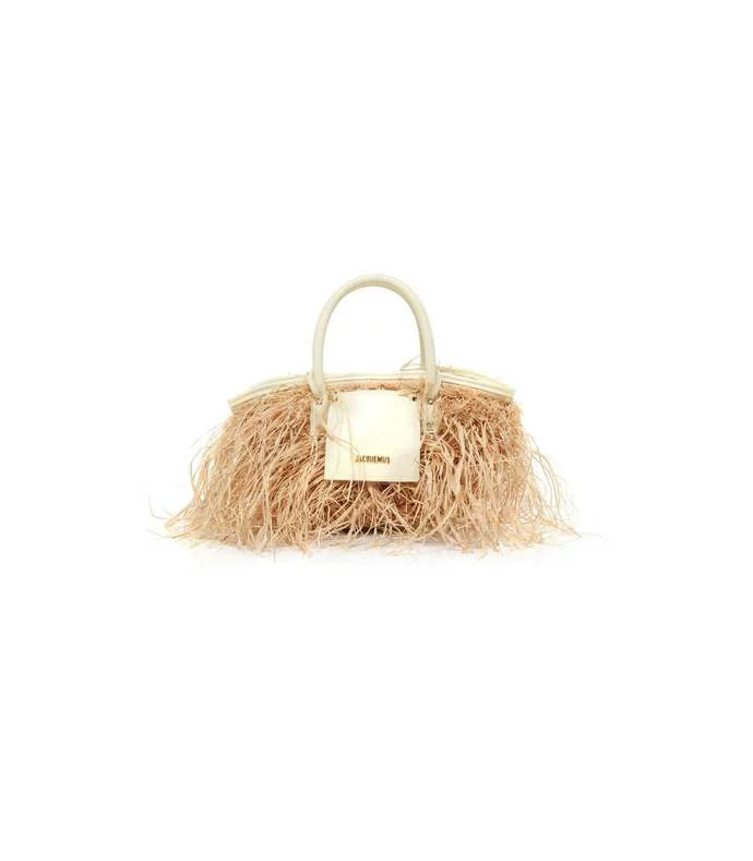 Jacquemus Le Panier Soli Raphia Tote - ShopBAZAAR | Shop BAZAAR