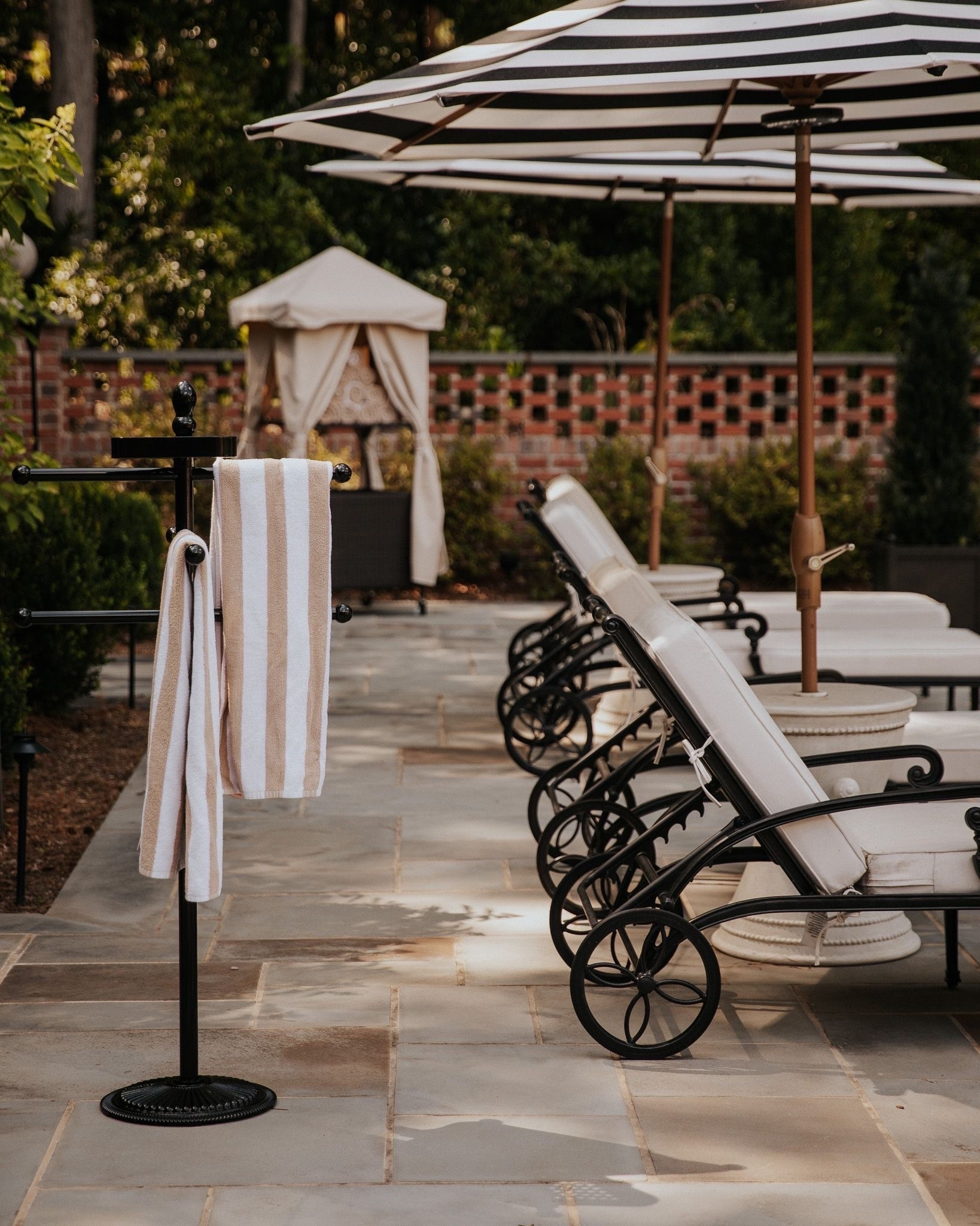 #AD towel rack me please! @wayfair, #wishyouwerehere, #outdoor, #Wayfair, #WayfairPartner