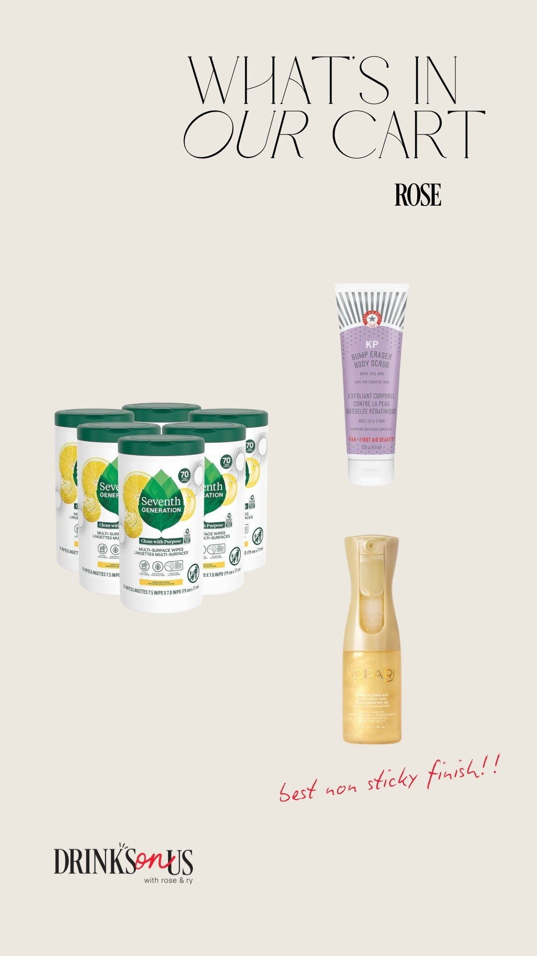 Products mentioned in S02: Episode 27 of Drinks On Us, “Whats In Your Cart?” segment!! 

#LTKHome #LTKBeauty #LTKSwim