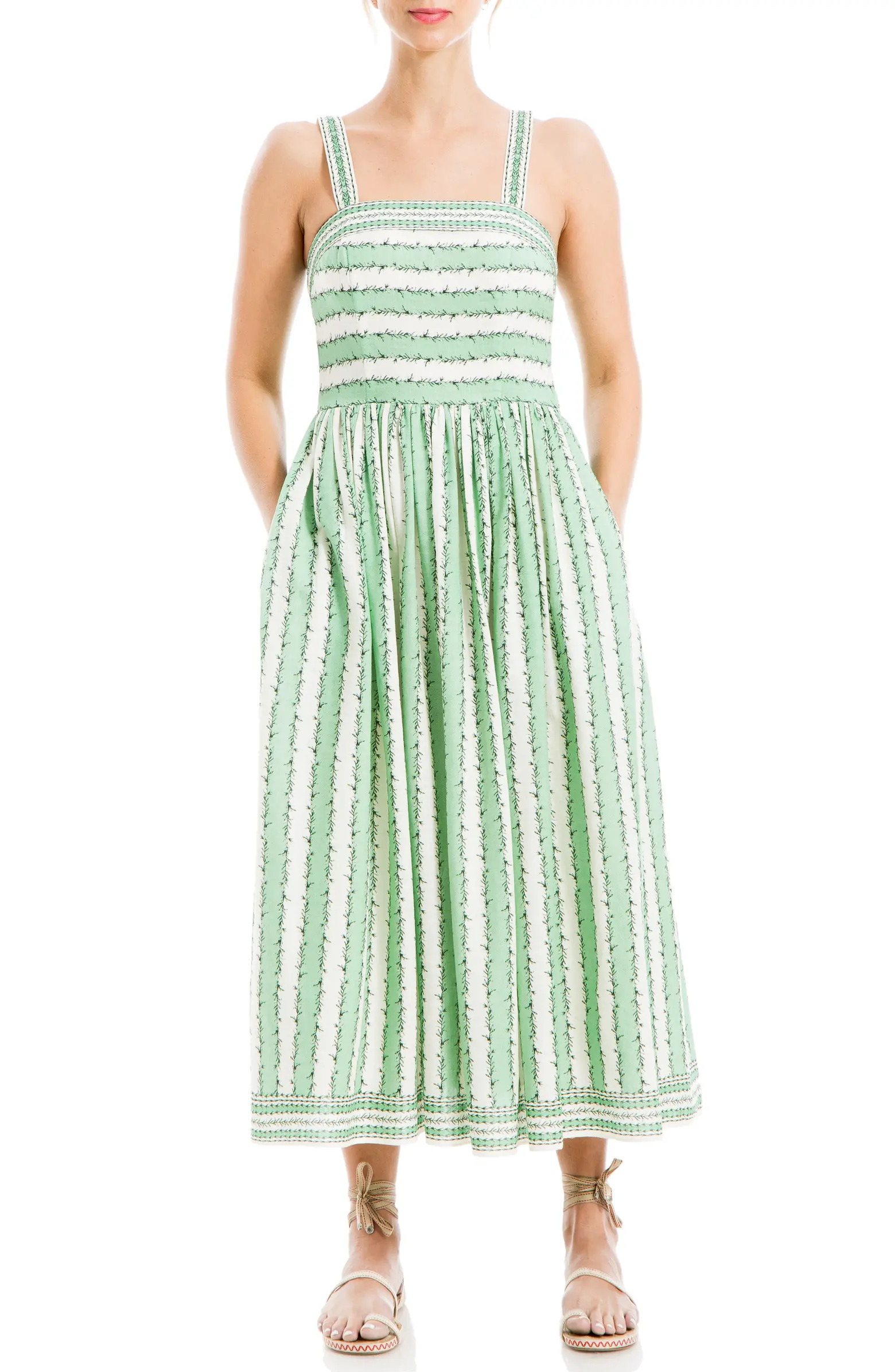 Print Midi Sundress | Nordstrom Rack