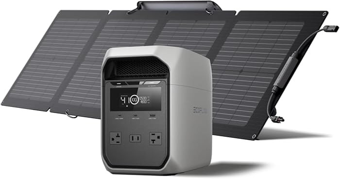 EF ECOFLOW Solar Generator Delta 3 Classic 1024Wh with 110W Solar Panel, LFP Battery Portable Pow... | Amazon (US)