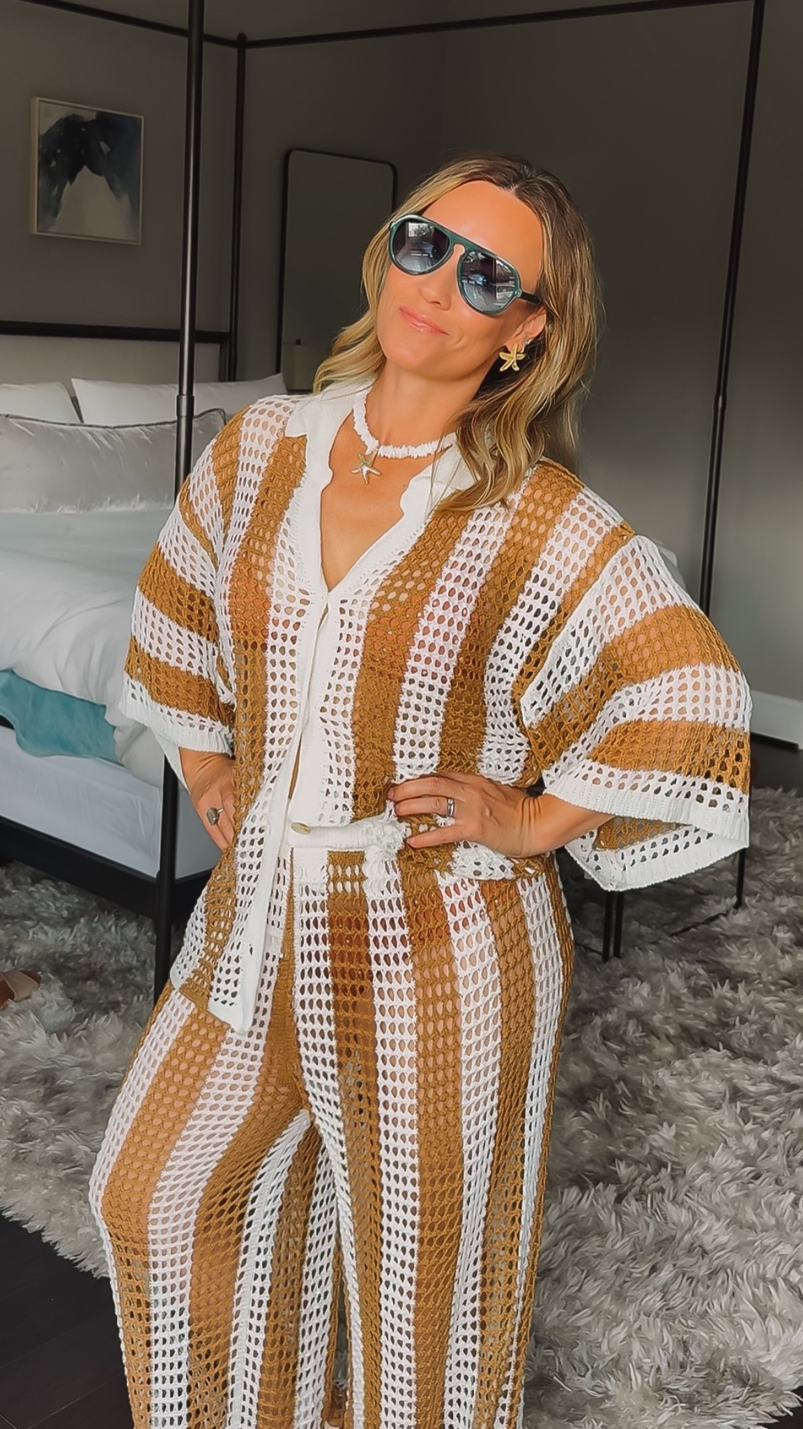 ADD TO CART! This cover up is so chic and stylist. I received so many compliments on this piece while vacationing. 

Recommend that you size down and short ladies 🙋🏼‍♀️ plan to wear with platform shoes. STILL WORTH IT! 




#LTKootd #LTKTravel #LTKSwim