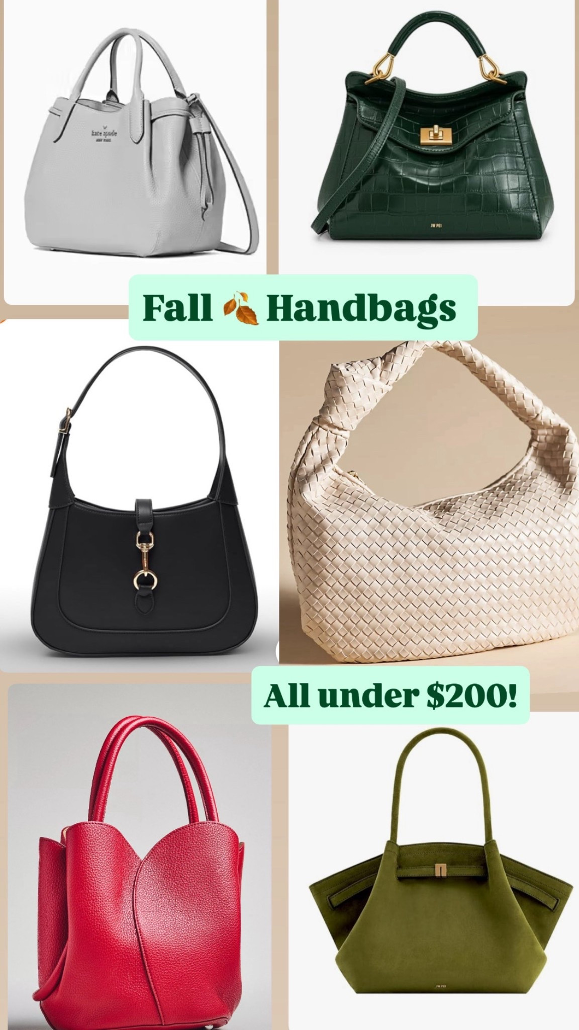 👜 🍂 Handbags I have my eyes on for this fall 20205 season! 