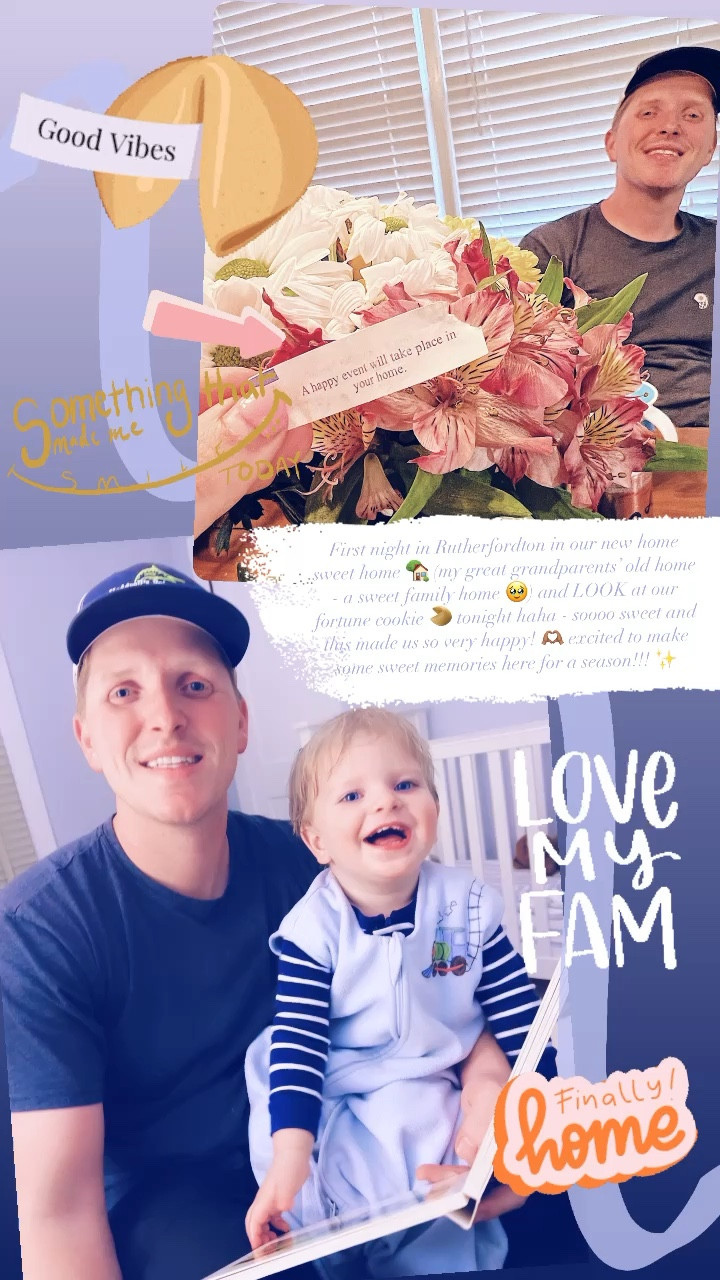 
First night in Rutherfordton in our new home sweet home 🏡 (my great grandparents’ old home - a sweet family home 🥹) and LOOK at our  fortune cookie 🥠 tonight haha - soooo sweet and this made us so very happy! 🫶🏽 excited to make some sweet memories here for a season!!! ✨

#LTKbaby #LTKfamily #LTKhome