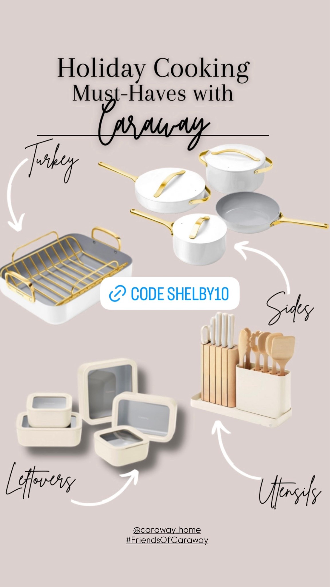 SHELBY10 to save Caraway

Holiday cooking must haves with caraway

#LTKHoliday #LTKSeasonal #LTKHome