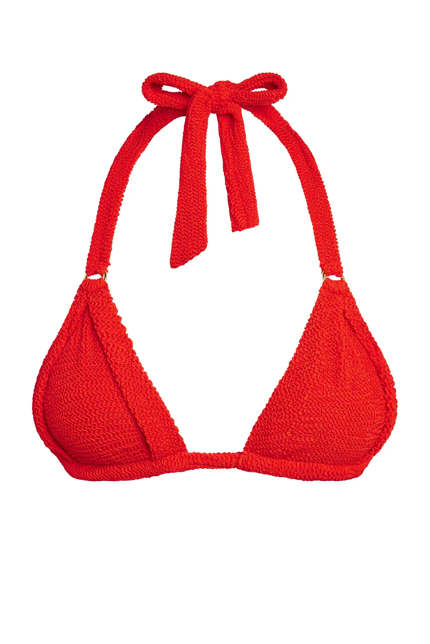 Morocco Top - Chili Pepper Crinkle | Monday Swimwear