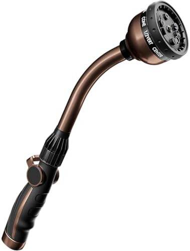 RESTMO Watering Wand, Heavy Duty Metal Garden Hose Wand with Thumb Flow Control, 15-Inch Long Hos... | Amazon (US)