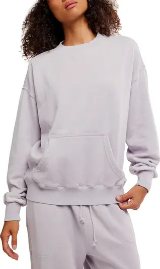 Intimately FP Slow It Down Oversize Cotton Blend Sweatshirt | Nordstrom