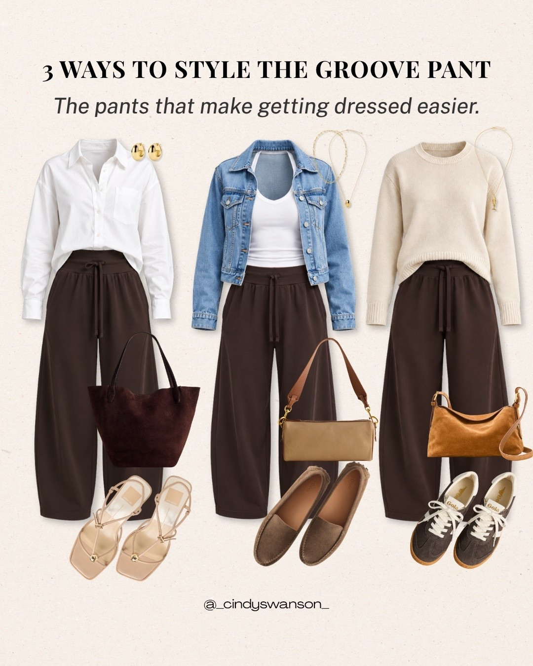 The Groove Pant is such an easy piece to dress up or down. I love the rich chocolate brown with a crisp white shirt and sandals, a denim jacket and flats, or a cozy sweater with sneakers, three very different looks from one versatile pair. The denim jacket is currently low stock, but I’ll tag a few other options for you.

#LTKootd #LTKOver40