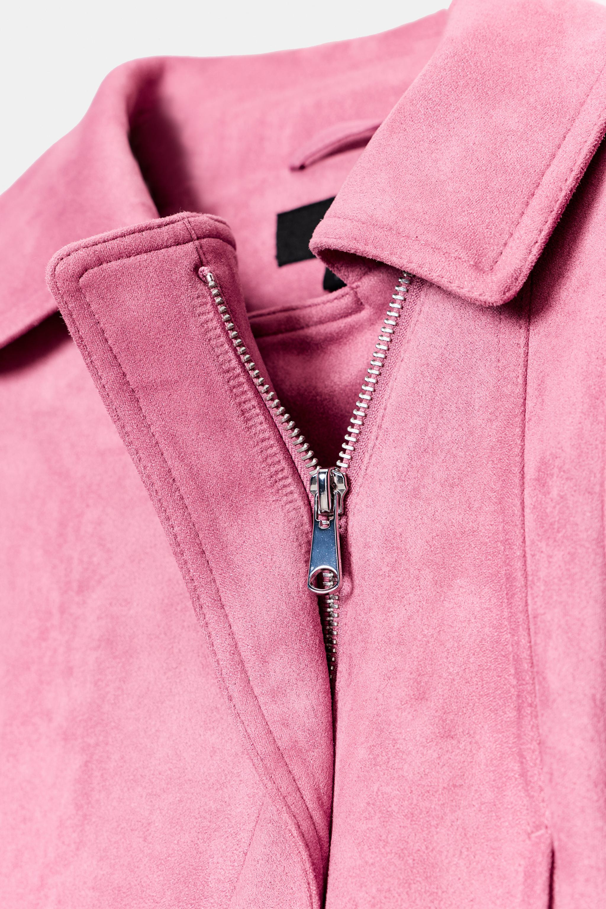 JACKE IN WILDLEDEROPTIK MIT GÜRTEL | Zara DE