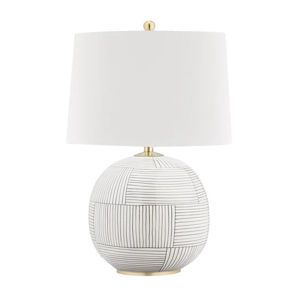 Dinesh 24" Aged Brass Table Lamp | Wayfair North America
