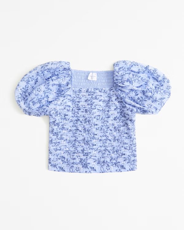 emerson puff sleeve top | Abercrombie & Fitch (US)