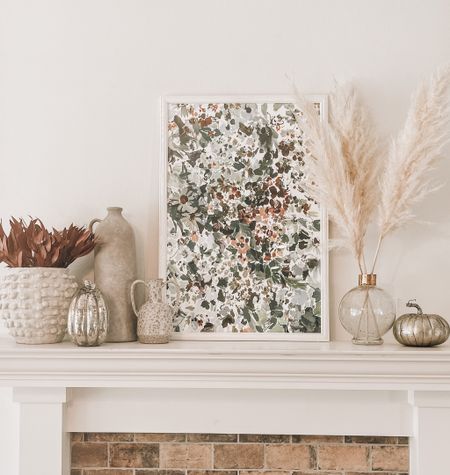 Fall mantle decor inspo! I added some dried branches and metallic pumpkins to what was already there.🍂

#LTKhome #LTKSeasonal #LTKstyletip